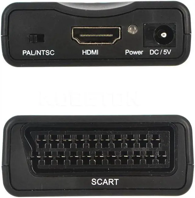 Alt view image 5 of 5 - 1080P SCART To HDMI Video Audio Upscale Converter Adapter for HD TV DVD for Sky Box STB Plug and Play with Charging Cable