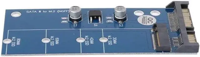 Alt view image 6 of 6 - M2 NGFF SSD To 2.5" SATA 3 Adapter Card Expansion Card Adapter SATA To NGFF Converter