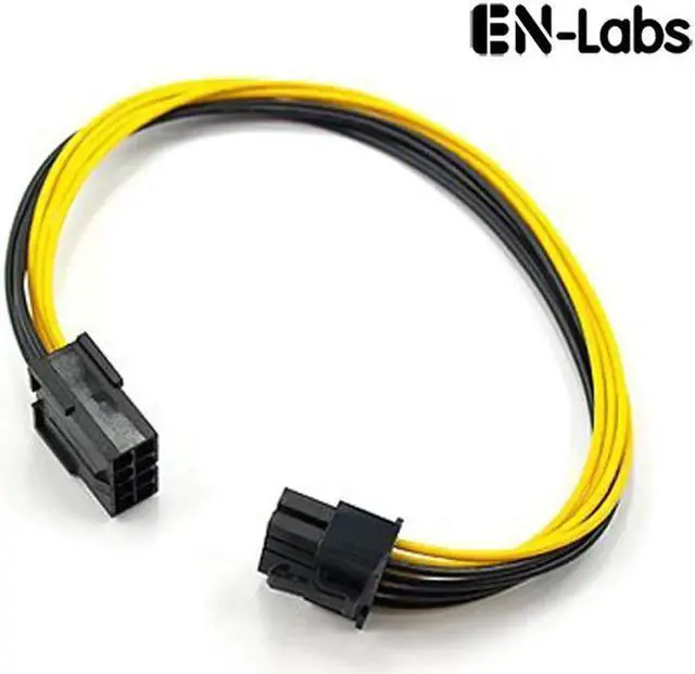 Main image of 8inch Molex 8-pin PCI Express to Pcie 8 pin (6+2) PC Motherboard Graphics Video Card Pci-e GPU VGA ATX PSU Power Extension Cable