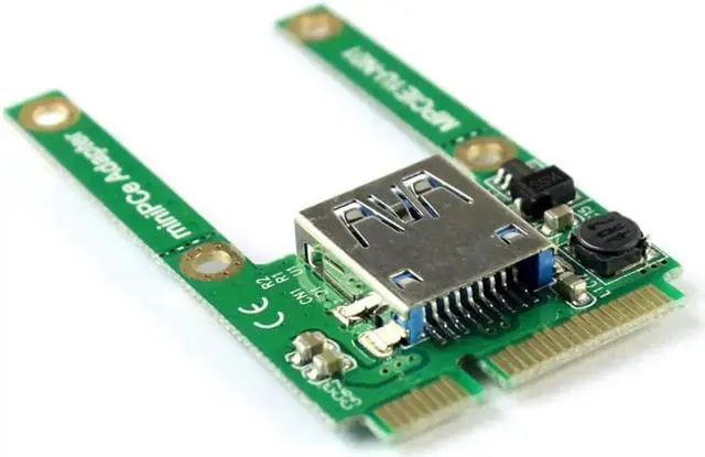 Alt view image 5 of 5 - Mini PCI-E Card Slot Expansion to USB 2.0 Interface Adapter Riser Card MPCIE to USB Convertor Extension Card mpci-e