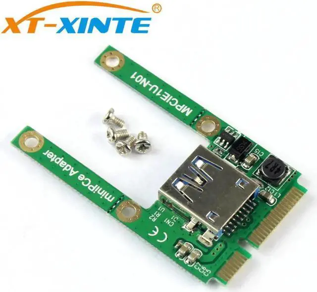 Main image of Mini PCI-E Card Slot Expansion to USB 2.0 Interface Adapter Riser Card MPCIE to USB Convertor Extension Card mpci-e