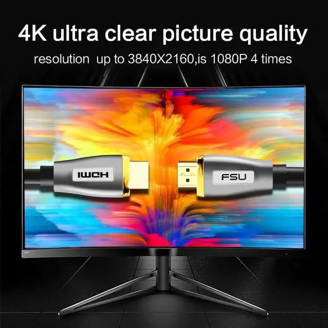 Alt view image 2 of 6 - High quality HDMI to HDMI V2.0 female to female Support 4k 1080p adapter for HDTV Computer Monitor Projector TV
