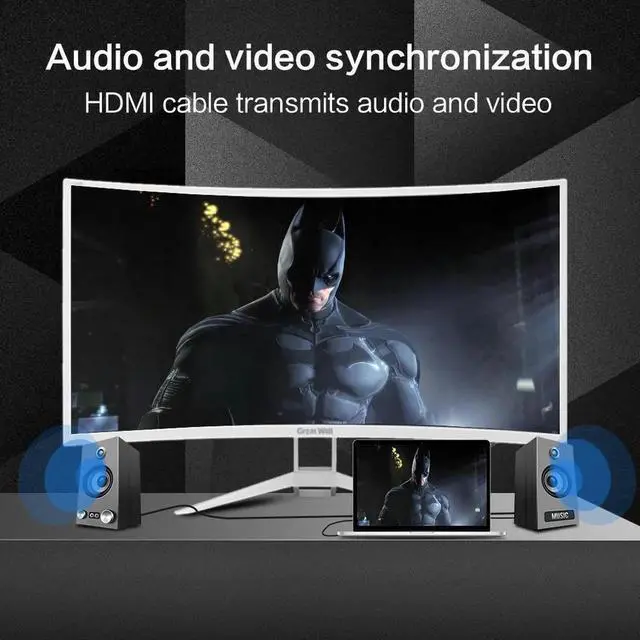 Alt view image 5 of 6 - High quality HDMI to HDMI V2.0 female to female Support 4k 1080p adapter for HDTV Computer Monitor Projector TV