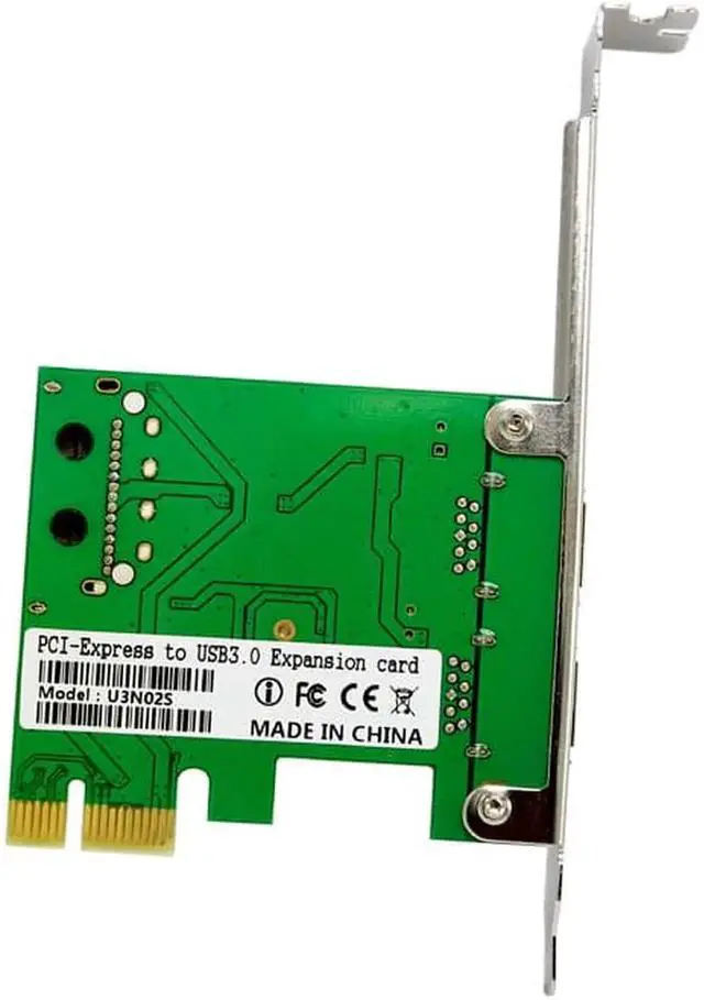 Alt view image 6 of 6 - Super Speed USB 3.0 PCI-E 2 Port PCI Express Expansion Card Adapter SATA Power Connector NEC720202 Chip for Desktops PC Computer