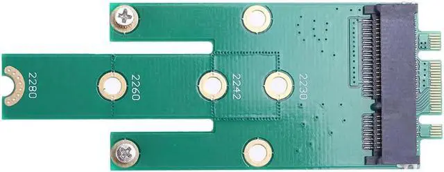 Main image of NGFF M.2 B + M Key to mSATA Mini PCI-E SATA 3.0 SSD Male Converter Card For 2242/2260/2280 m2 ngff SSD