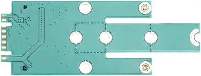 Alt view image 2 of 6 - NGFF M.2 B + M Key to mSATA Mini PCI-E SATA 3.0 SSD Male Converter Card For 2242/2260/2280 m2 ngff SSD
