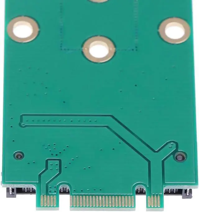 Alt view image 5 of 6 - NGFF M.2 B + M Key to mSATA Mini PCI-E SATA 3.0 SSD Male Converter Card For 2242/2260/2280 m2 ngff SSD