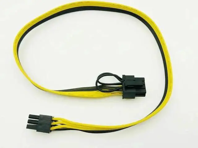 Alt view image 4 of 6 - 6Pin to 8Pin (6P+2P) Cable Server Power Conversion Board Video Card Module Wire Cable 60CM Splitter Cables for BTC Miner Mining