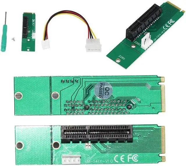 Main image of NGFF M2 to PCI-e 4x Slot Riser Card M key M.2 Port to PCIE expansion card PCI Express adapter Convertor