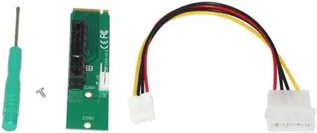 Alt view image 6 of 6 - NGFF M2 to PCI-e 4x Slot Riser Card M key M.2 Port to PCIE expansion card PCI Express adapter Convertor