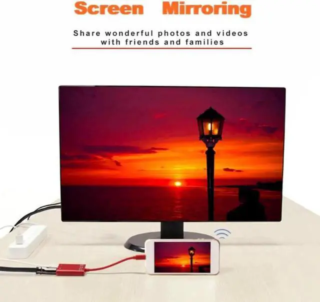 Alt view image 4 of 6 - 1080P 60Hz for Lightning to HDMI Full HD Audio Video Adapter Cable AV Converter for iPhone X 8 7 iPad iPod to TV HDTV Display Y