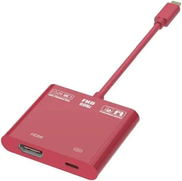 Alt view image 4 of 6 - 1080P 60Hz for Lightning to HDMI Full HD Audio Video Adapter Cable AV Converter for iPhone X 8 7 iPad iPod to TV HDTV Display