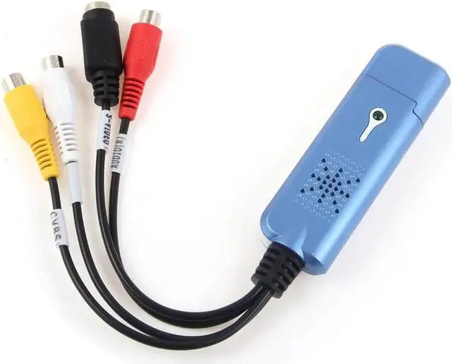 Alt view image 2 of 5 - Portable EasyCap USB 2.0 Capture Card Adapter TV Video Audio VHS to DVD HDD Converter with Disc Capture 1 Channel Video