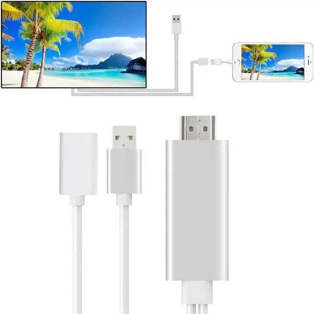 Main image of 8 Pin To HDMI HDTV TV Digital AV Video Adapter HDMI Cable HDTV Smart Cable for Apple TV for iPhone 7 6 6S Plus ipad Mini 2 3 4