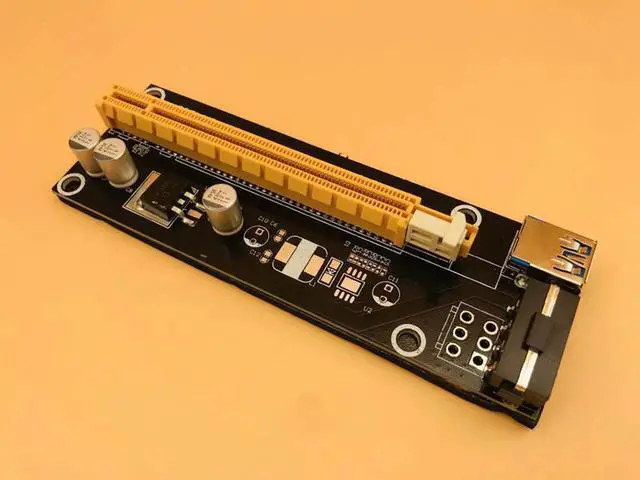 Alt view image 2 of 6 - Mini Card PCI 1x to PCI Express x16 Riser Card for Laptop External Graphics Card GDC Miner mini PCIe to PCIe Slot for BTC Mining