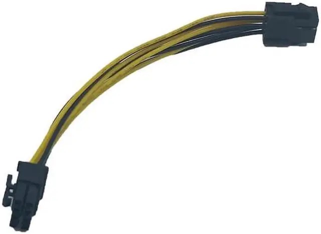 Alt view image 3 of 3 - PCI Express PCI-E Black Red 6 Pin to 8 Pin Graphic Card Power Adapter Cable 20CM For PC