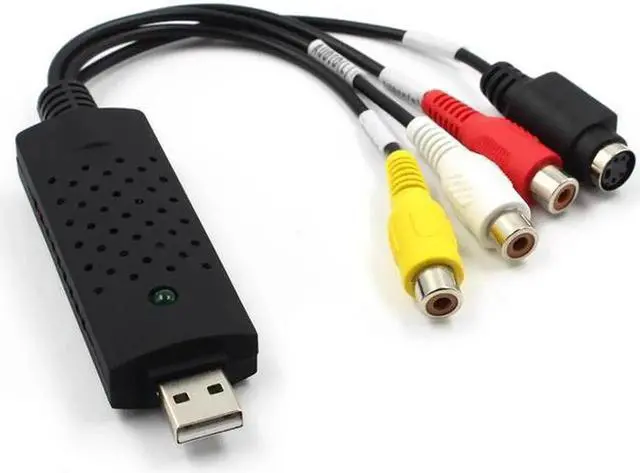 Alt view image 3 of 7 - USB 2.0 Video Adapter Audio Video Capture Card Converter, VHS/ VCR/ Hi8 to Digital DVD Grabber Adapter Support Windows 10/8/7/XP