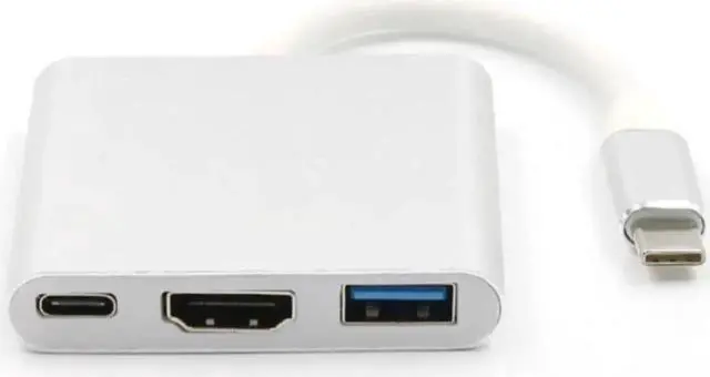 Alt view image 2 of 5 - Type-C to HDMI Adapter for Nintendo Switch Console to TV Video Digital 4K HD Converter Replacement Dock for Samsung Huawei