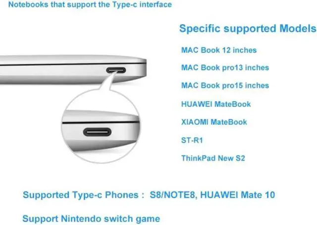 Alt view image 3 of 5 - Type-C to HDMI Adapter for Nintendo Switch Console to TV Video Digital 4K HD Converter Replacement Dock for Samsung Huawei