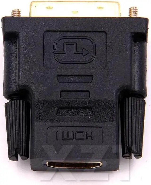 Alt view image 2 of 4 - 10pcs/lot est DVI 24+1 to HDMI Convert Gold Plated Male to Female 1080P HDTV Adapter Converter connector