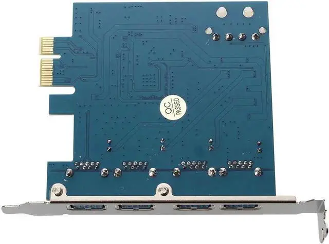 Alt view image 3 of 6 - USB 3.0 4-Port PCI Express PCI-E Card Super Speed 5Gbps with 4 Pin Power Adapter