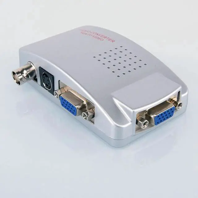 Alt view image 6 of 6 - Mini VGA to BNC Connector Signal Adapter Converter Video Switch Box Composite for Computer Laptop PC PAL VGA to TV AV RCA