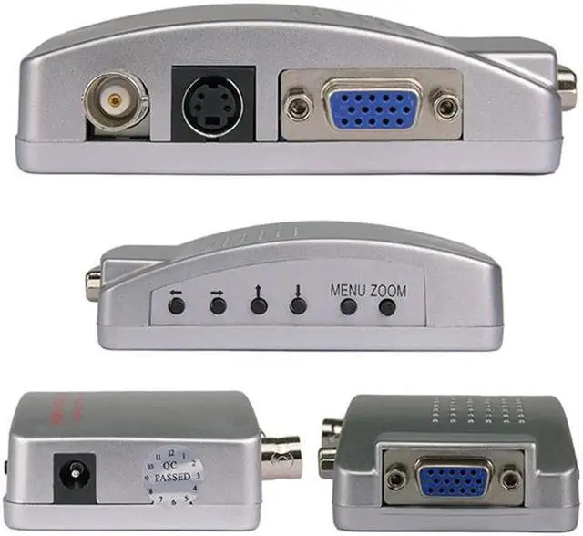 Alt view image 3 of 6 - Mini VGA to BNC Connector Signal Adapter Converter Video Switch Box Composite for Computer Laptop PC PAL VGA to TV AV RCA
