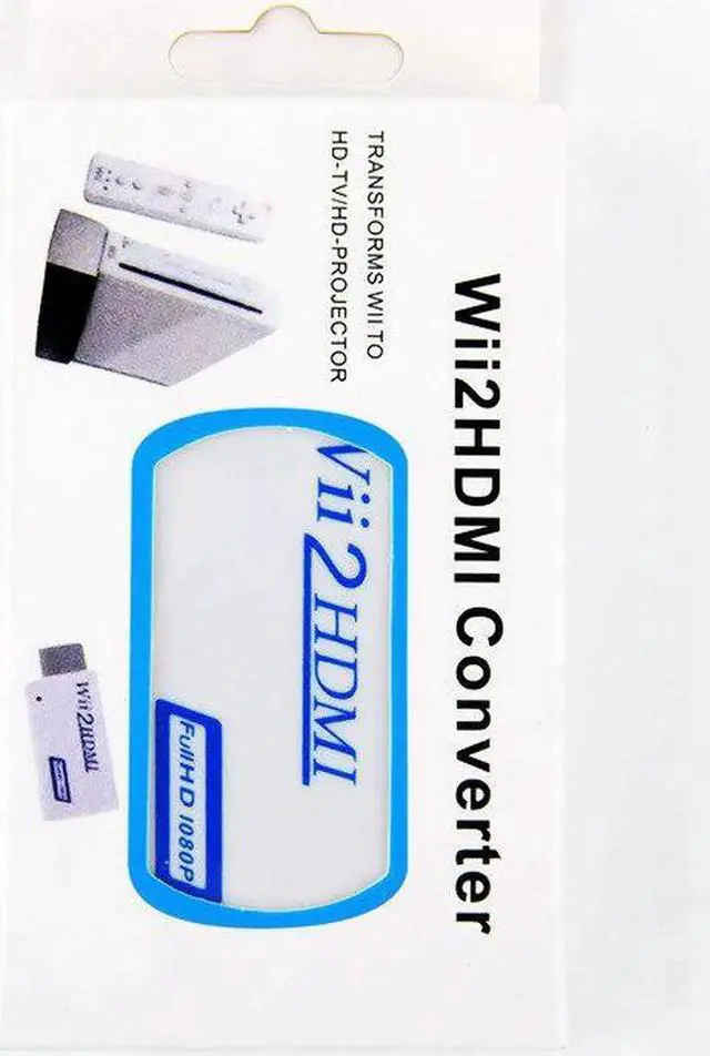 Alt view image 2 of 5 - HW2904 Wii to HDMI converter Wii game console Wii to HDMI 1080p HD conversion head