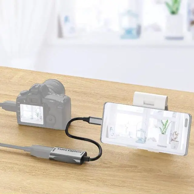 Alt view image 3 of 6 - HDMI-compatible 4K HD Audio Video Capture Card 1080P 60Hz Video Recording Live Steaming Capture Adapter for PS4/5 Xbox Switch