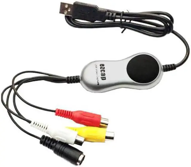 Main image of USB 2.0 HD video Capture TV DVD VHS DVR adapter recorder conversion analog video digital audio for Windows 10 8.1 7