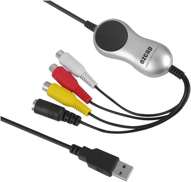 Alt view image 3 of 4 - USB 2.0 HD video Capture TV DVD VHS DVR adapter recorder conversion analog video digital audio for Windows 10 8.1 7