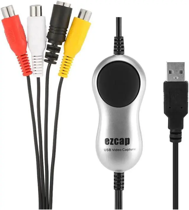 Alt view image 2 of 4 - USB 2.0 HD video Capture TV DVD VHS DVR adapter recorder conversion analog video digital audio for Windows 10 8.1 7