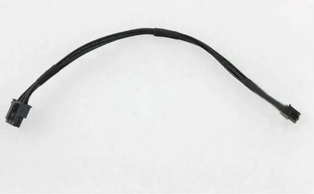 Alt view image 5 of 6 - Mini 6-Pin to PCI-E 6PIN Graphics Video Card Power Cable for Mac G5 Mac Pro 30CM Black for Most Video Cards