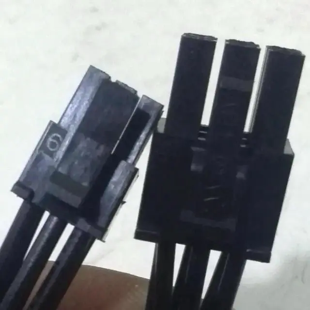 Alt view image 4 of 6 - Mini 6-Pin to PCI-E 6PIN Graphics Video Card Power Cable for Mac G5 Mac Pro 30CM Black for Most Video Cards