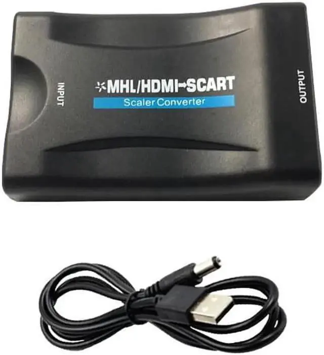 Alt view image 2 of 6 - 1080P HDMI To SCART Video Stereo Audio Converter Adapter For Sky Box HD TV DVD STB