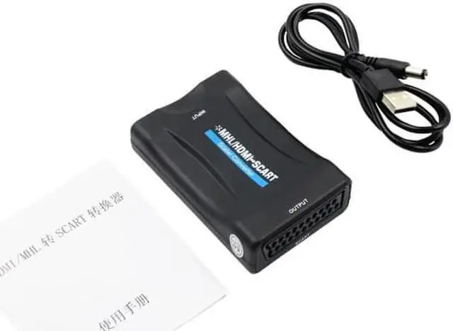 Alt view image 3 of 6 - 1080P HDMI To SCART Video Stereo Audio Converter Adapter For Sky Box HD TV DVD STB