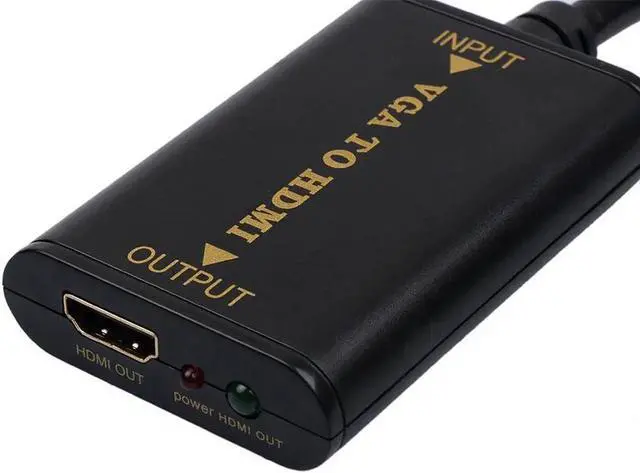 Alt view image 2 of 4 - VGA to HDMI Converter 1080P HD Audio AV Converter HDTV Video Cable VGA2HDMI Adapter For TV PC