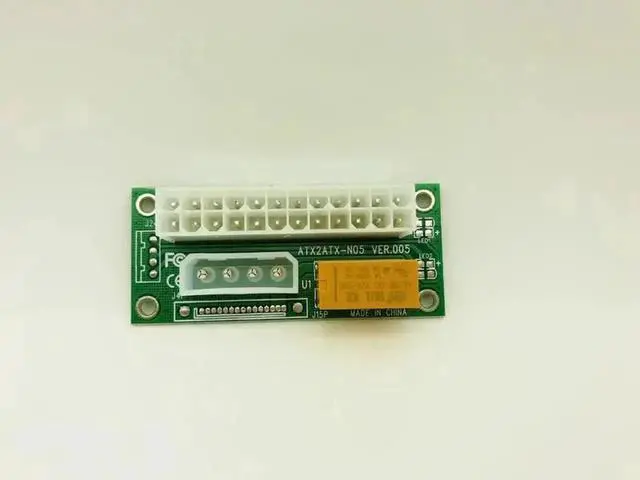 Alt view image 3 of 6 - Add2psu VER004 ATX 24Pin to Molex 4Pin Dual PSU Power Supply Sync Starter Extender Cable Card For BTC Miner Machine