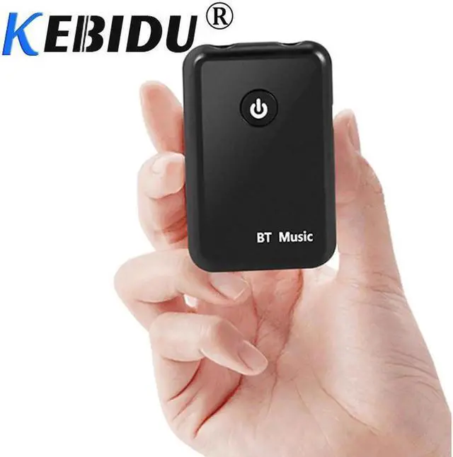 Alt view image 2 of 6 - Mini Bluetooth Transmitter Receiver 3.5mm Audio Stereo Music Wireless 2 in 1 Transmitter Adapter for TV PC Tablet MP3