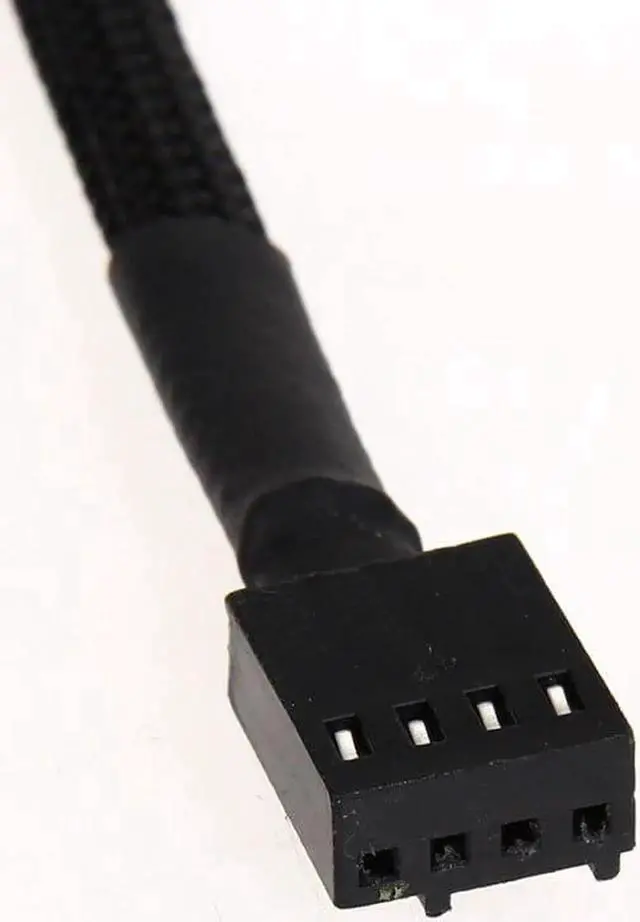 Alt view image 3 of 6 - 5-Pack 4 Pin PWM Connector Case Fan Extension Power Cable for Compure CPU Cooling System for Computer Case Fan