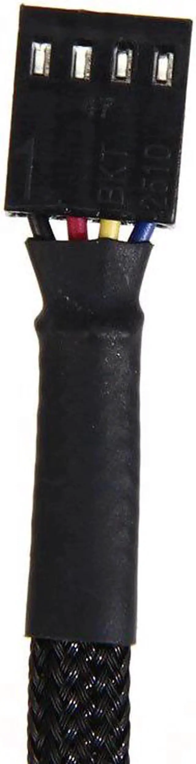 Alt view image 4 of 6 - 5-Pack 4 Pin PWM Connector Case Fan Extension Power Cable for Compure CPU Cooling System for Computer Case Fan