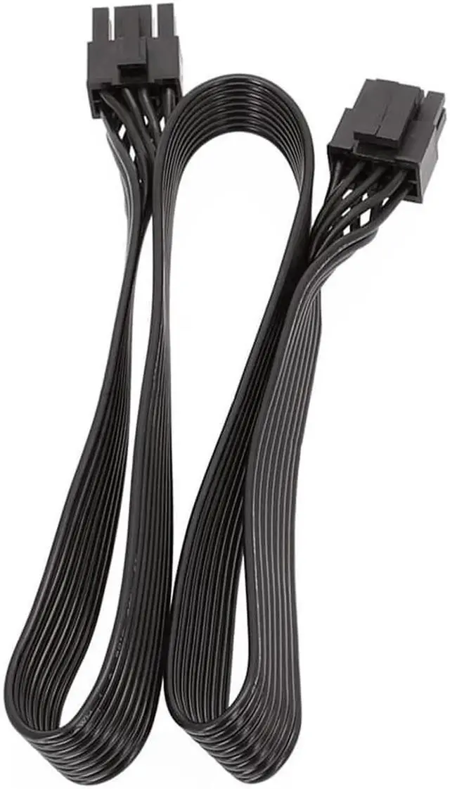 Alt view image 6 of 6 - Aomoproing CPU 8 Pin Male to CPU 8 Pin (4+4) Male EPS-12V Motherboard Power Adapter Cable for C*orsair Modular Power Supply (60cm)