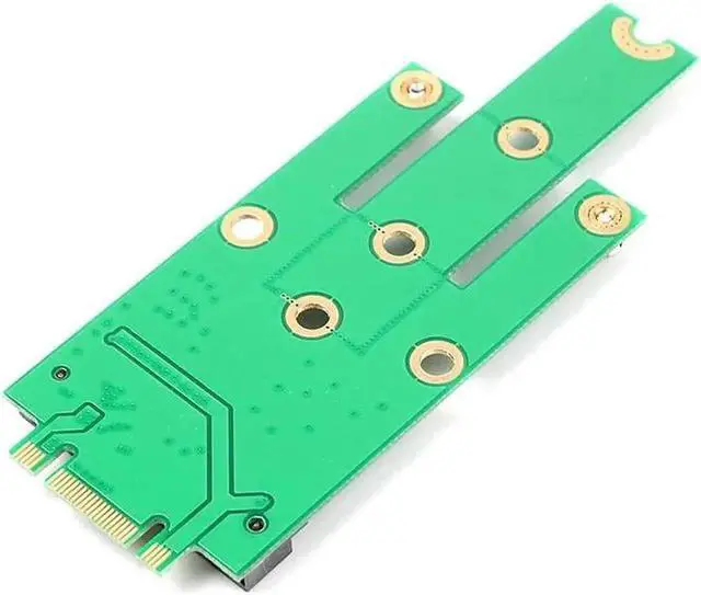 Alt view image 3 of 3 - mSATA Mini PCI-E 3.0 SSD to NGFF M.2 B (SATA interface) adapter card