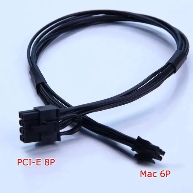Alt view image 4 of 4 - Mini 6-pin 6pin to 8-pin 8Pin PCIe Video Card Power Cable for Apple Mac Pro