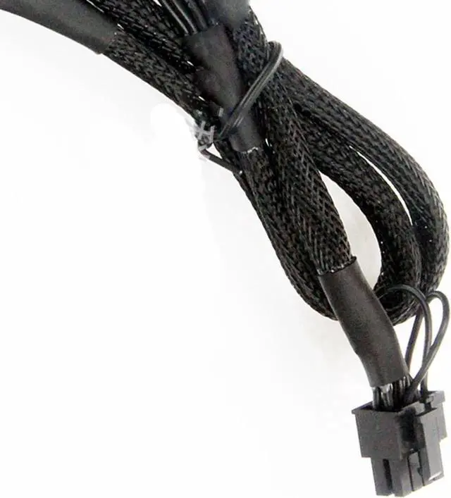 Alt view image 6 of 6 - Aomoproing 18AWG PCI-E Dual 8 pin Modular Cable for C*orsair RM550X RM650X RM750X RM850X RM1000X 8 Pin PCI Express Black 60cm