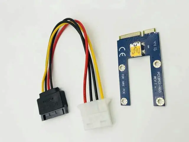 Alt view image 4 of 6 - USB 3.0 PCIe 1x to PCI Express x16 Riser Card for Laptop External Graphics Card GDC Miner mini PCIe to PCI-e Slot for BTC Mining