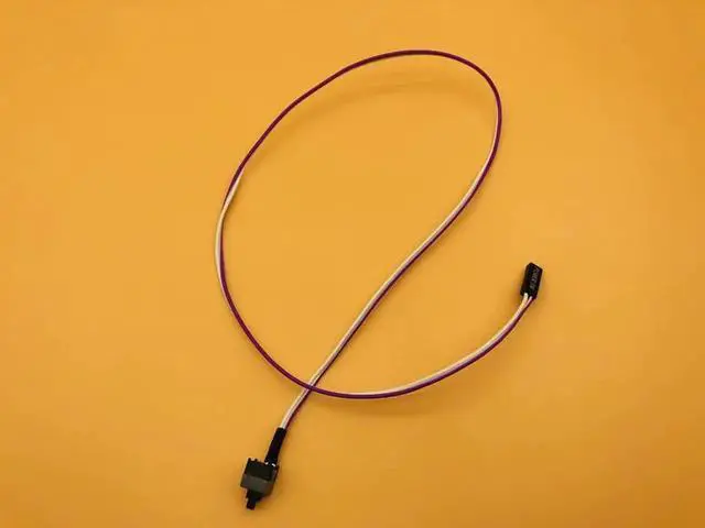 Alt view image 4 of 6 - 1PCS Host Motherboard PC Power Button Power SW Switch On/OFF Cable 50cm Reset Adapter Cord For BTC EOS ETH Miner Machine Mining