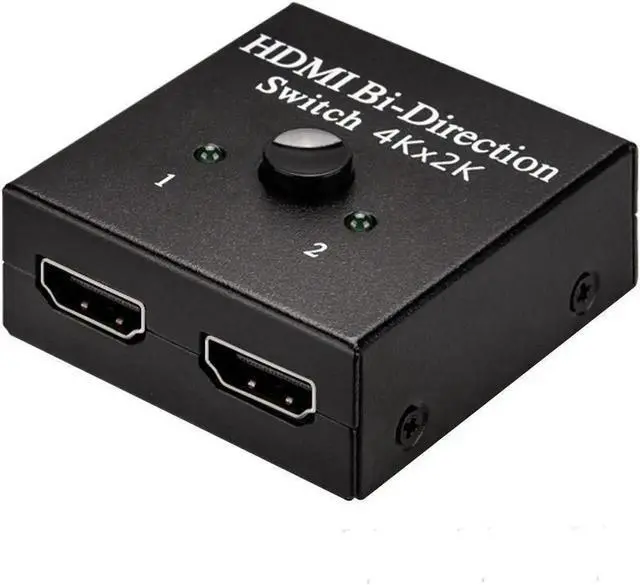 Main image of OULLX Switch KVM HDMI-Compatible Splitter 4K Bi-Direction 1x2/2x1 Adapter For HDMI Switcher 2in1 Out For PS5/4 XBox TV Computer