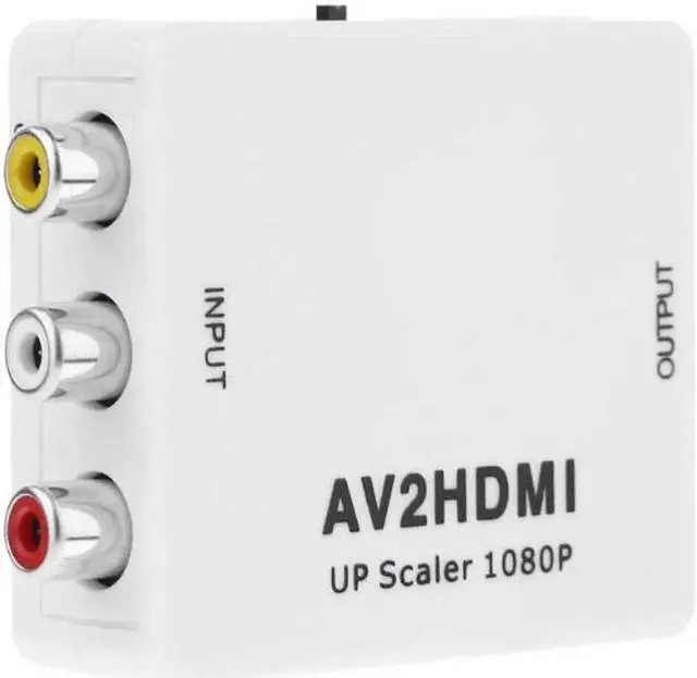 Main image of Mini 1080P Composite AV RCA to HDMI Video Converter Adapter Full HD 720/1080p UP Scaler AV2HDMI for HDTV Standard TV