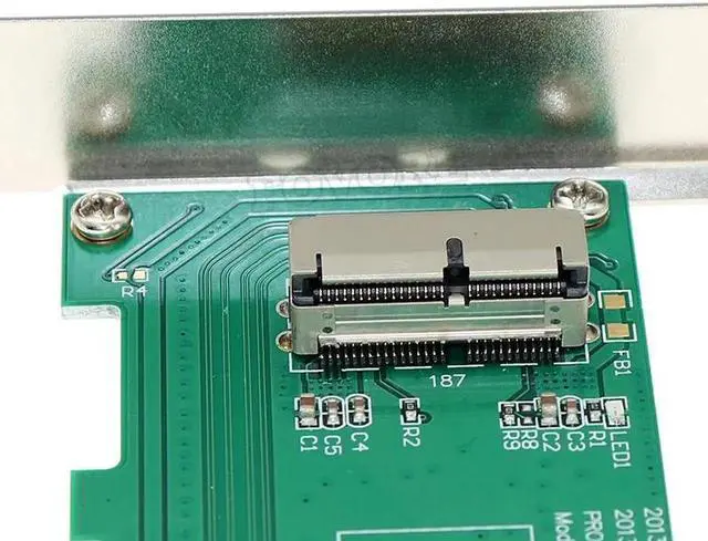 Alt view image 4 of 6 - PCIE PCI-Express PCI-E PCI Express to for 2013 2014 2015 Apple Macbook Pro Air SSD Convert Card for A1493 A1502 A1465 A1466